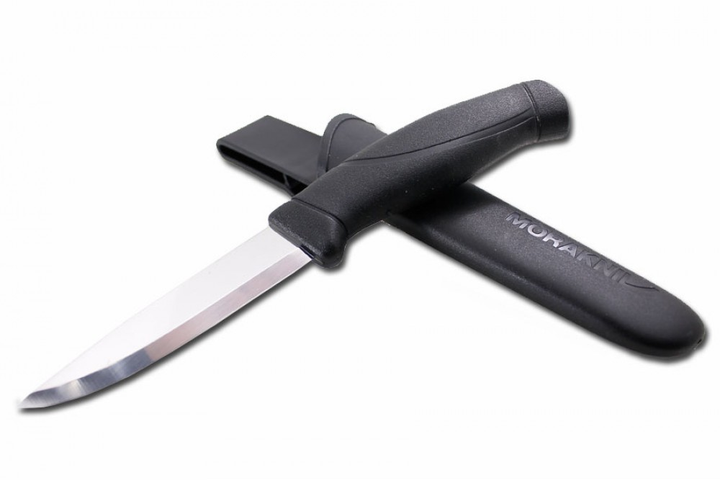 Карманный нож Morakniv Companion, stainless steel черный (2305.00.83) - изображение 2