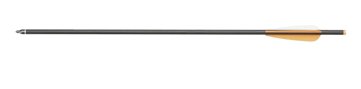 Стріла для гвинтівкового арбалету Man Kung MK-CA22. Карбон. Колір – чорний (100.00.86) - зображення 1