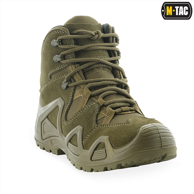 Ботинки тактические M-Tac замшевые обуви для военнослужащих Alligator 40 оливковый (OPT-34571) - изображение 2