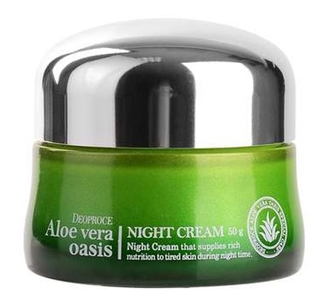 Ночной крем для лица Deoproce Aloe Vera Oasis Night Cream 50 г от ...