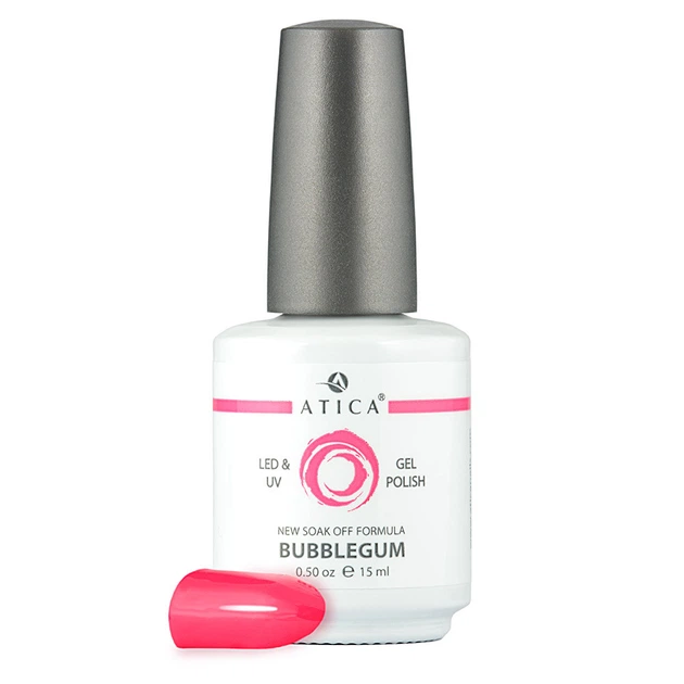 Гель лак Atica GP020 Bubblegum 15 мл (GP020) - Фото 1 Гель лак Atica GP020 Bubblegum 15 мл (GP020) - зображення 1
