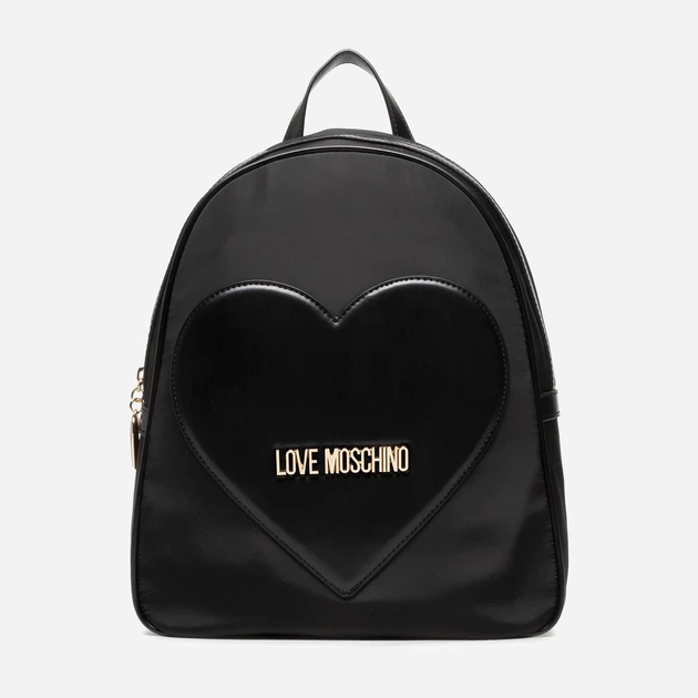 Plecak damski Love Moschino Borsa Nylon+Pu Nero JC4332PP9EKD Czarny (8050142495976) - Zdjęcie 1 Plecak damski Love Moschino Borsa Nylon+Pu Nero JC4332PP9EKD Czarny (8050142495976) - obraz 1