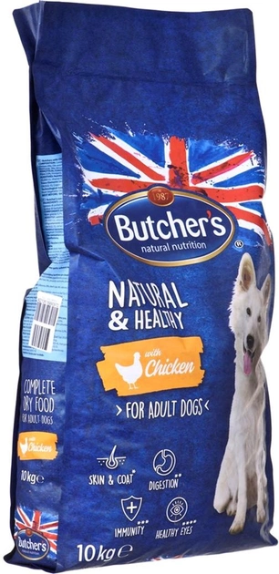 Sucha karma dla psów Butchers Natural & Healthy z kurczakiem 10 kg (5011941415155) - obraz 2