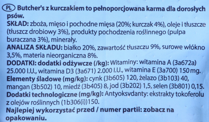 Sucha karma dla psów Butchers Natural & Healthy z kurczakiem 10 kg (5011941415155) - obraz 4