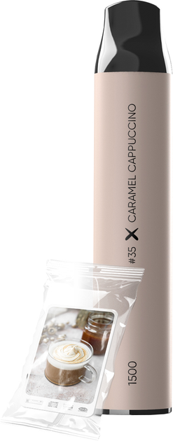 Одноразовая электронная сигарета SAB 1500 5 мл 2% № 35 Caramel ...
