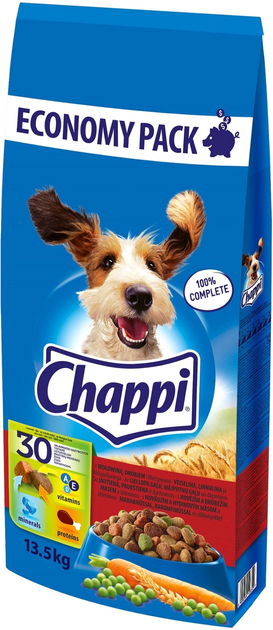 Sucha karma dla psów Chappi Wołowiną i kurczak 13.5 kg (5998749128329) - obraz 1