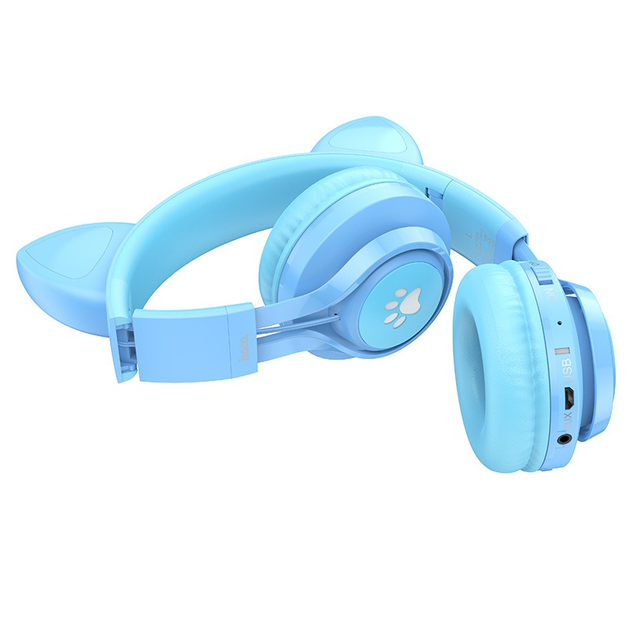 Детские беспроводные наушники кошачьи ушки HOCO 39W -BL5.3 Cat Ear ...