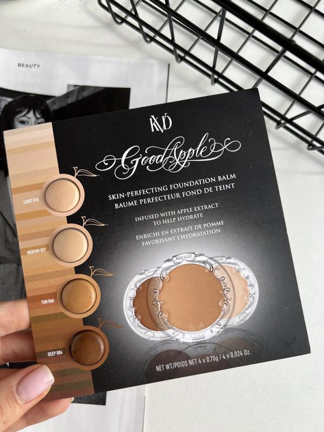 Пробнік тональний крем kvd beauty good apple skin-perfecting hydrating ...