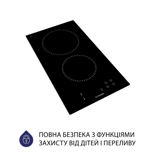 Варильна поверхня електрична Minola MVH 3031 KBL - зображення 3