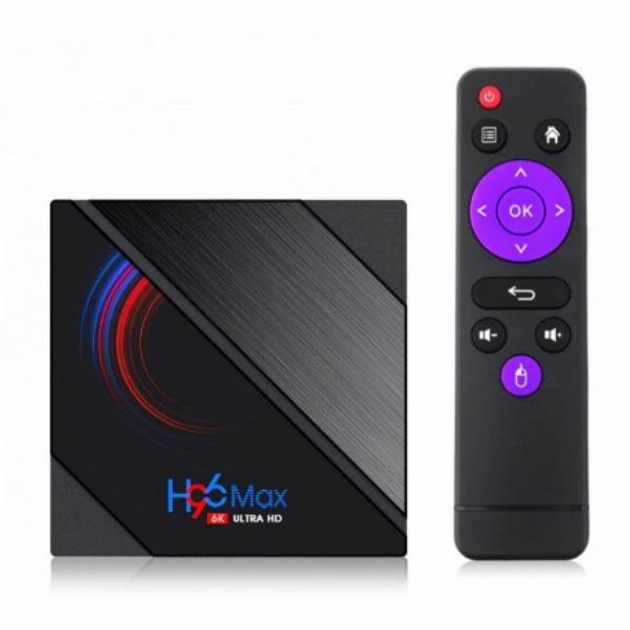 Медіаплеєр ТБ смарт-приставка TV BOX H616 4+64 Android 10.0 H96Max - зображення 3