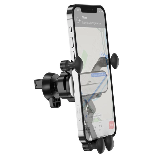 Автодержатель Hoco CA102 Черный / Серебряный - 00000055841_1 - Фото 3 Автодержатель Hoco CA102 Черный / Серебряный - 00000055841_1 - изображение 3