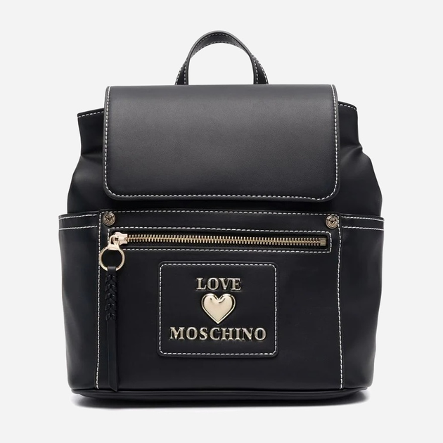 Жіночий рюкзак Love Moschino Borsa Pu Nero JC4044PP1ELI Black (8054400007475) - зображення 1