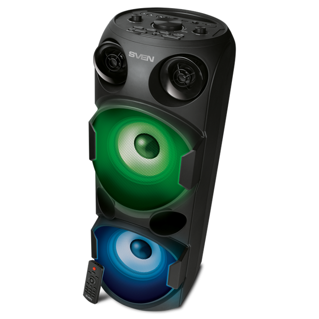Колонка SVEN PS-750 Black Refurbished (80Вт, TWS, bluetooth, подсветка, караоке) - Фото 13 Колонка SVEN PS-750 Black Refurbished (80Вт, TWS, bluetooth, подсветка, караоке) - изображение 13