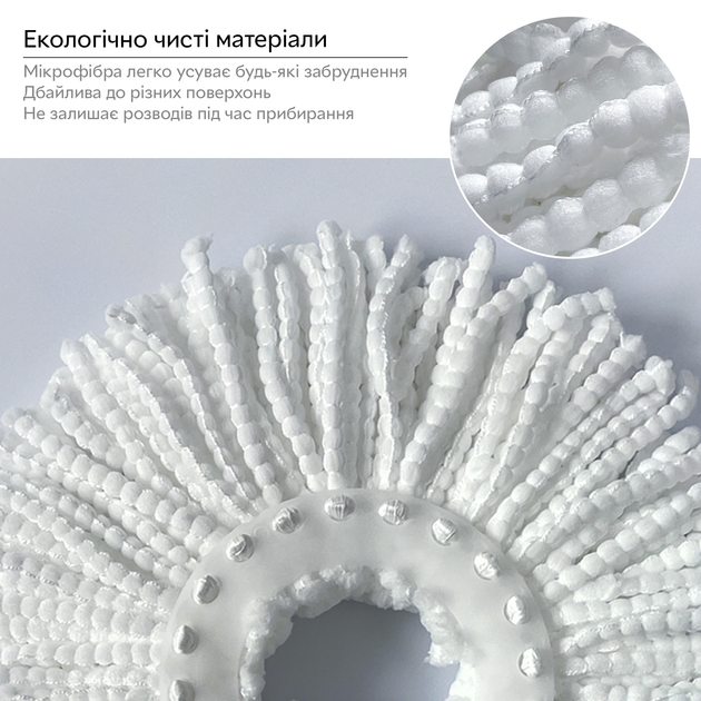 Змінна насадка для комплекту RZTK Spin Mop - зображення 5