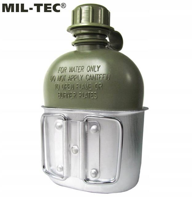 Військова Фляга з Кухлем 1 Л. Mil-Tec® Oliv - зображення 2