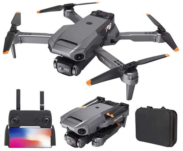 Квадрокоптер - дрон Drone P8 з 4K коптер камерою, FPV, обхід перешкод ...