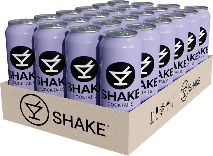 Упаковка слабоалкогольного напитка SHAKE Daiquiri 7% 0.5 л х 24 шт (4820252121867) - изображение 1