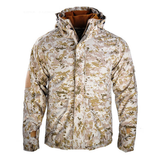 Куртка военная тактическая на флисе Рип-Стоп M Камуфляж Пиксель (HWPR2888979) - изображение 1