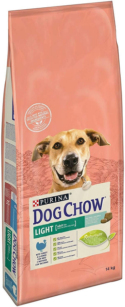 Sucha karma Purina Dog Chow Light 14 kg (7613034487773) - obraz 1