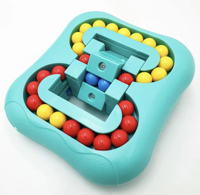 Игрушка-антистресс логическая головоломка Puzzle Ball бирюзовая с ...