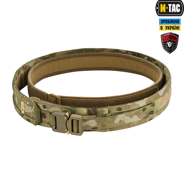 Ремінь M-Tac Range Belt Cobra Buckle, мультикам, XL/2XL - зображення 2