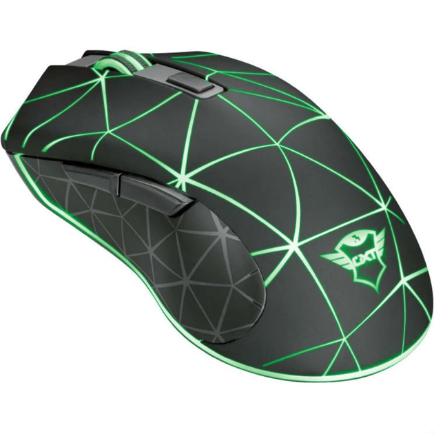 Мышь компьютерная Trust GXT 133 Locx Gaming Mouse 22988 Проводная Черная - Фото 2 Мышь компьютерная Trust GXT 133 Locx Gaming Mouse 22988 Проводная Черная - изображение 2