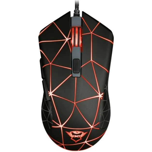 Мышь компьютерная Trust GXT 133 Locx Gaming Mouse 22988 Проводная Черная - Фото 3 Мышь компьютерная Trust GXT 133 Locx Gaming Mouse 22988 Проводная Черная - изображение 3