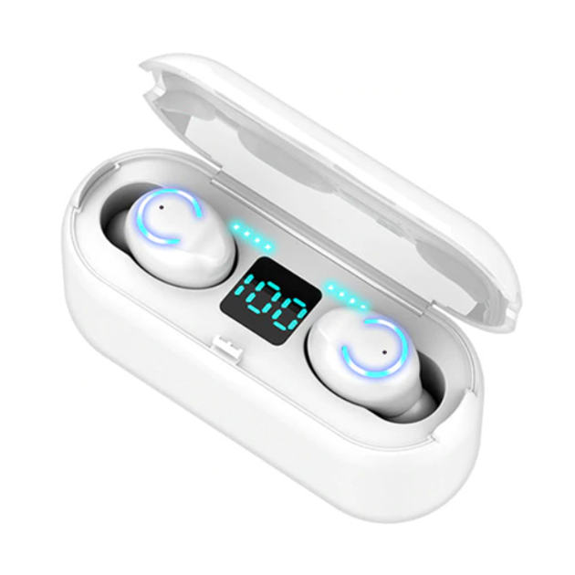 Беспроводные Bluetooth-наушники вакуумные TWS F9 5.0 с кейсом power ...