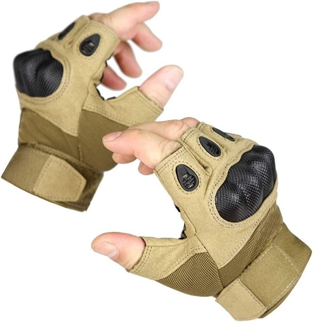 Тактические безпалые перчатки HASAGEI XL (#EKIP12XL) - изображение 2
