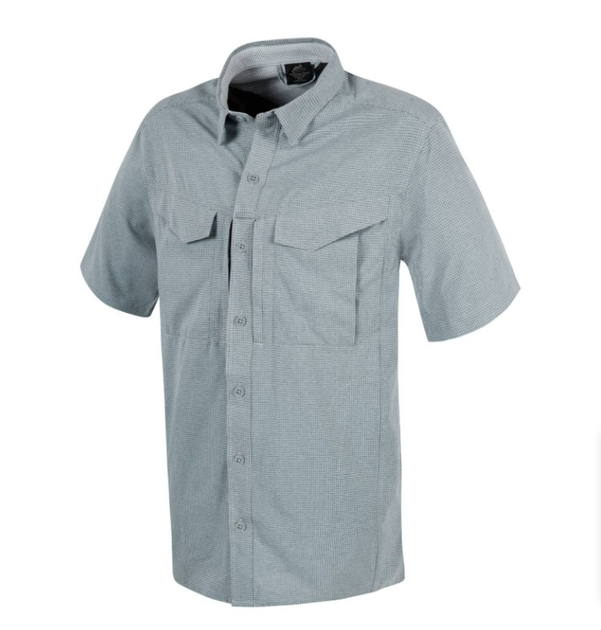 Рубашка Ultralight с коротким рукавом Defender MK2 Ultralight Shirt Short Sleeve Helikon-Tex Light Blue XS Тактическая мужская - изображение 1