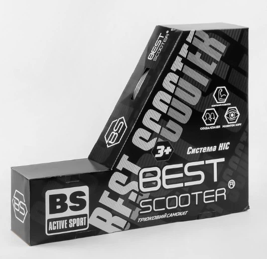 Самокат трюковый Best Scooter BS-77101 HIC-система, ПЕГИ, алюминиевый диск и дека с ПРИНТОМ, колёса PU - Фото 4 Самокат трюковый Best Scooter BS-77101 HIC-система, ПЕГИ, алюминиевый диск и дека с ПРИНТОМ, колёса PU - изображение 4