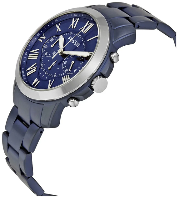 Мужские часы Fossil FS5230 / Синий браслет - изображение 2