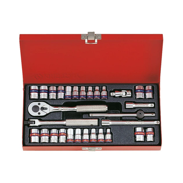 Набор головок 1/4" 30 ед. 12-ти гранные,короткие, дюймовые+метрические ...