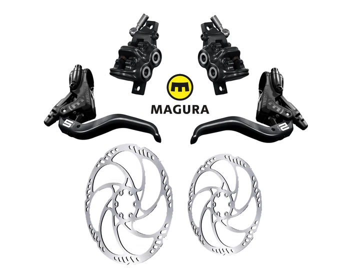 Тормоза гидравлические Magura MT5 и Storm HC Disc Brake Set