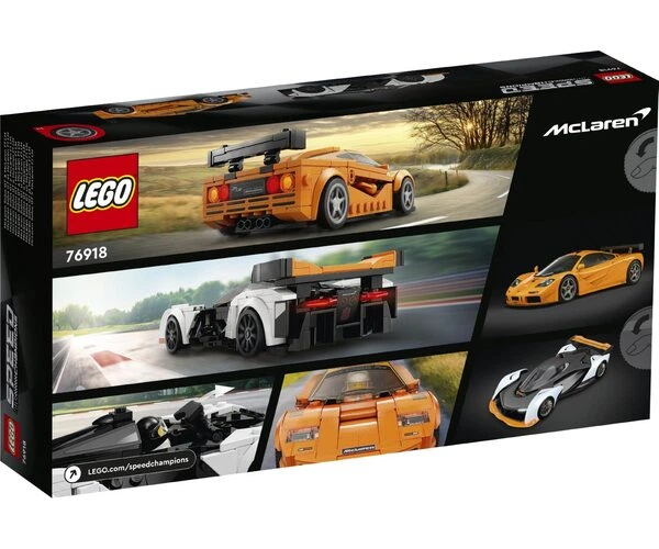 Конструктор LEGO Speed Champions McLaren Solus GT та McLaren F1 LM