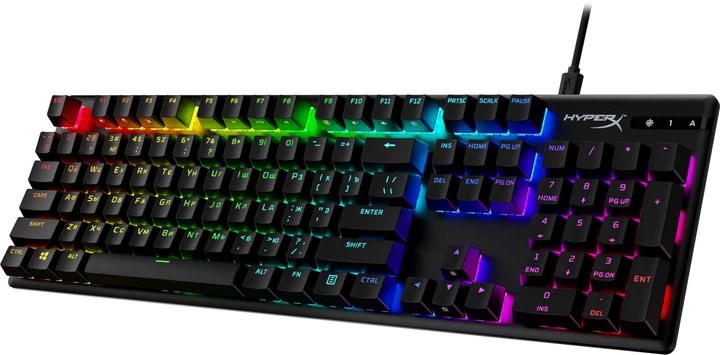 Клавиатура проводная HyperX Alloy Origins PBT HX Red USB Black