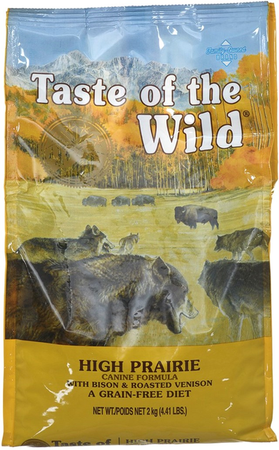 Sucha karma dla psów Taste of the Wild High Prairie Canine Formula 2 kg (074198612277) - obraz 1