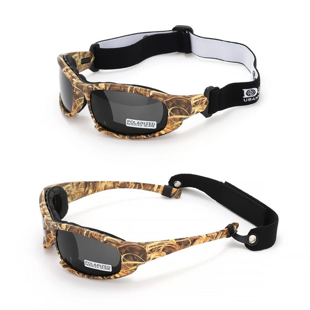 Захисні тактичні армійські спортивні окуляри Daisy X7 Хамелеон -4 змінні лінзи + чохол - зображення 2