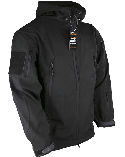 Куртка тактична KOMBAT UK Patriot Soft Shell Jacket чорний XXXL - изображение 1
