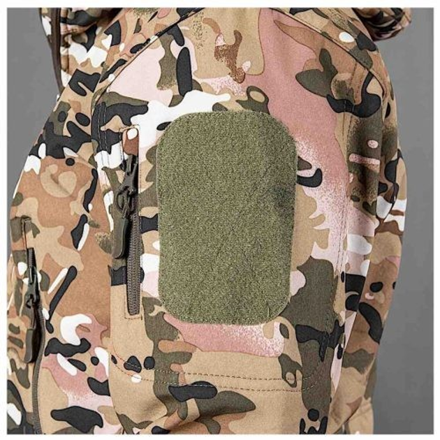 Камуфляжна куртка Tactical Guard REIS TG-MOSS MO з матеріалу SOFTSHELL XL - зображення 2