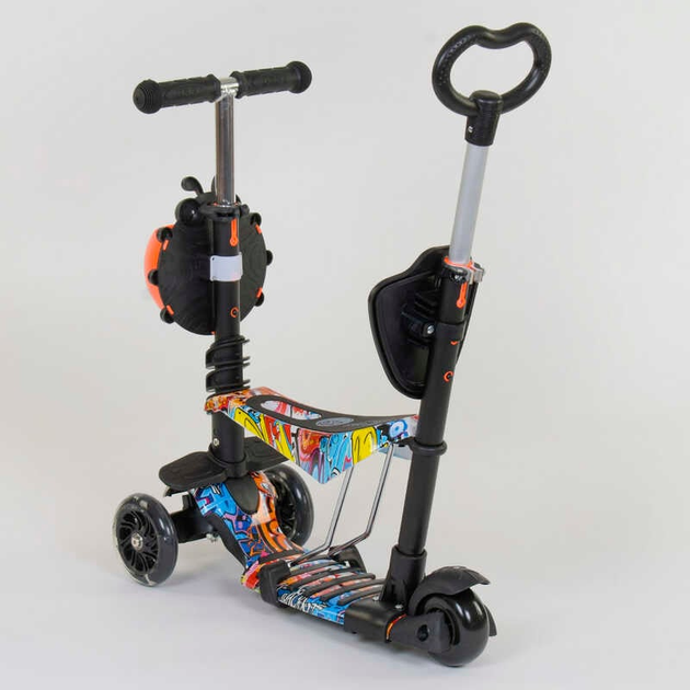 Самокат 5в1 15600 (1) Best Scooter, АБСТРАКЦІЯ, PU колеса ...
