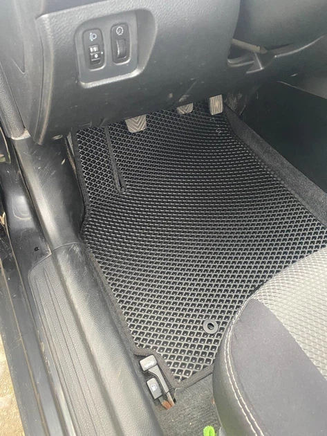 Килимки EVA (чорні) для Mitsubishi Lancer 9 2004-2008 рр. - зображення 3