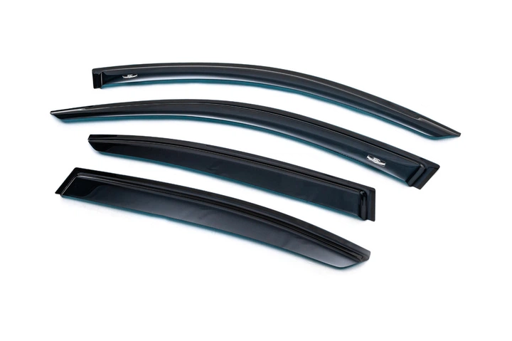Ветровики SD (4 шт, HIC) для BMW 3 серия E90/E91 2005-2011 гг - изображение 2