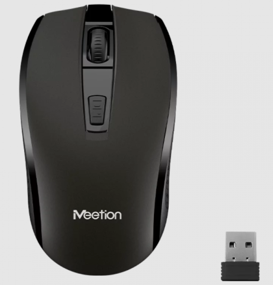 Мышка беспроводная оптическая MeeTion Wireless Mouse 2.4 G MT-R560 black - изображение 2
