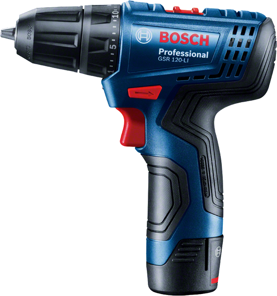 Акумуляторний дриль-шурупокрут Bosch Professional GSR 120-LI , 12V, 2 акум.по 2 амп.год, зарядний пристрій, валіза (06019G8000) - Фото 6 Акумуляторний дриль-шурупокрут Bosch Professional GSR 120-LI , 12V, 2 акум.по 2 амп.год, зарядний пристрій, валіза (06019G8000) - изображение 6