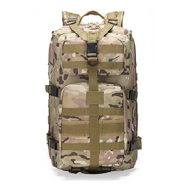 Рюкзак тактический AOKALI Outdoor A10 35L Camouflage CP с дышащей спинкой и множеством карманов - изображение 2