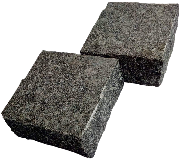 Бруківка габро колота MeinHaus 100x100x50 мм Букинського 1м2 - зображення 2