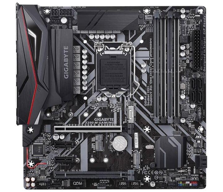 Материнская плата GIGABYTE Z390M Gaming (s1151v2, Intel Z390, 2xPCIe 3. ...