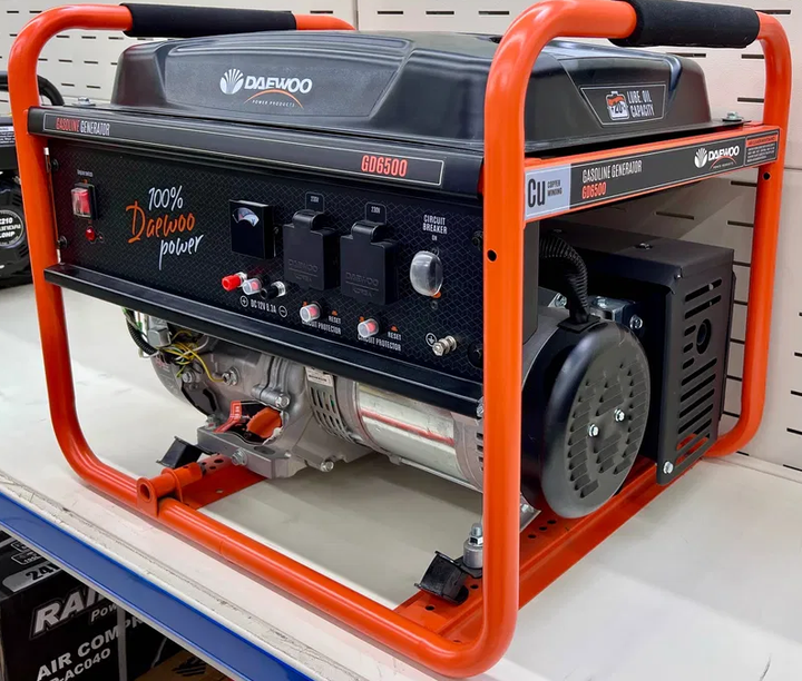 Генератор бензиновий DAEWOO GD6500 / 5.5 кВт (ge-24278) - изображение 2
