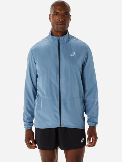 Спортивная ветровка мужская ASICS Core Jacket c-2011C344-402 S Синяя ...